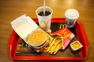 McDonald's Dividend Food Tray