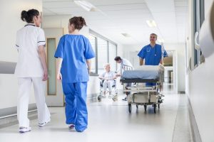 Image of staff at a hospital