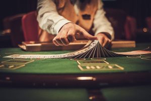 Image of a dealer in a casino