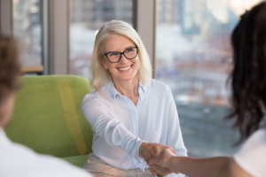 Image of a confident senior businesswoman