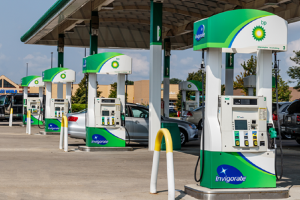 Image of a BP gas station