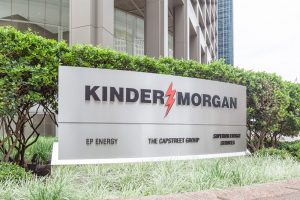 Image of a sign at the Kinder Morgan headquarters