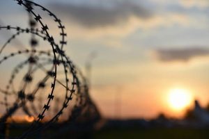 Image of a prison fence