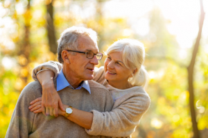 Image of a happy senior couple