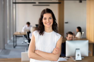 Image of a young businesswoman