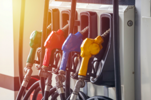 Image of nozzles at a gas pump