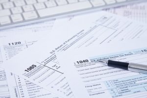 Image of tax forms