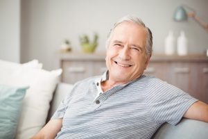 Image of a happy senior man