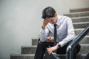 Image of an upset businessman