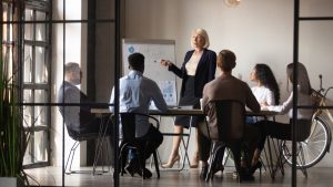 Image of mature older businesswoman representing founder-entrepreneur