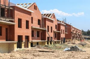 Image of a residential building construction site