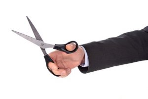 Image of brandished scissors