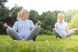 Image of relaxed older women