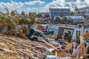 Image of a hurricane aftermath