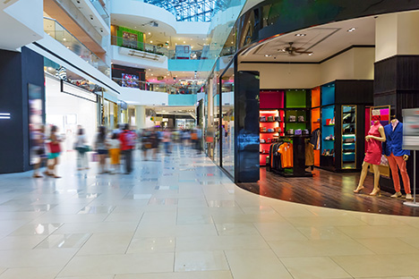 Image of a shopping mall