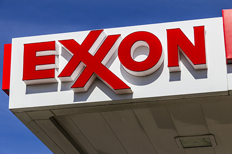 Image of an Exxon Mobil sign