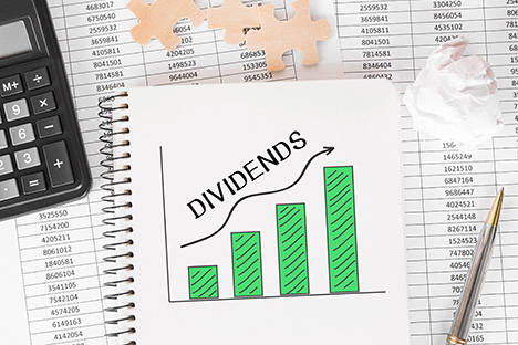 Image of a dividend growth concept