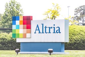 The logo for Altria Group outside one of the company’s buildings