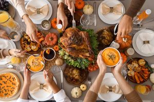 Family at Thanksgiving