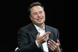 Elon Musk smiling
